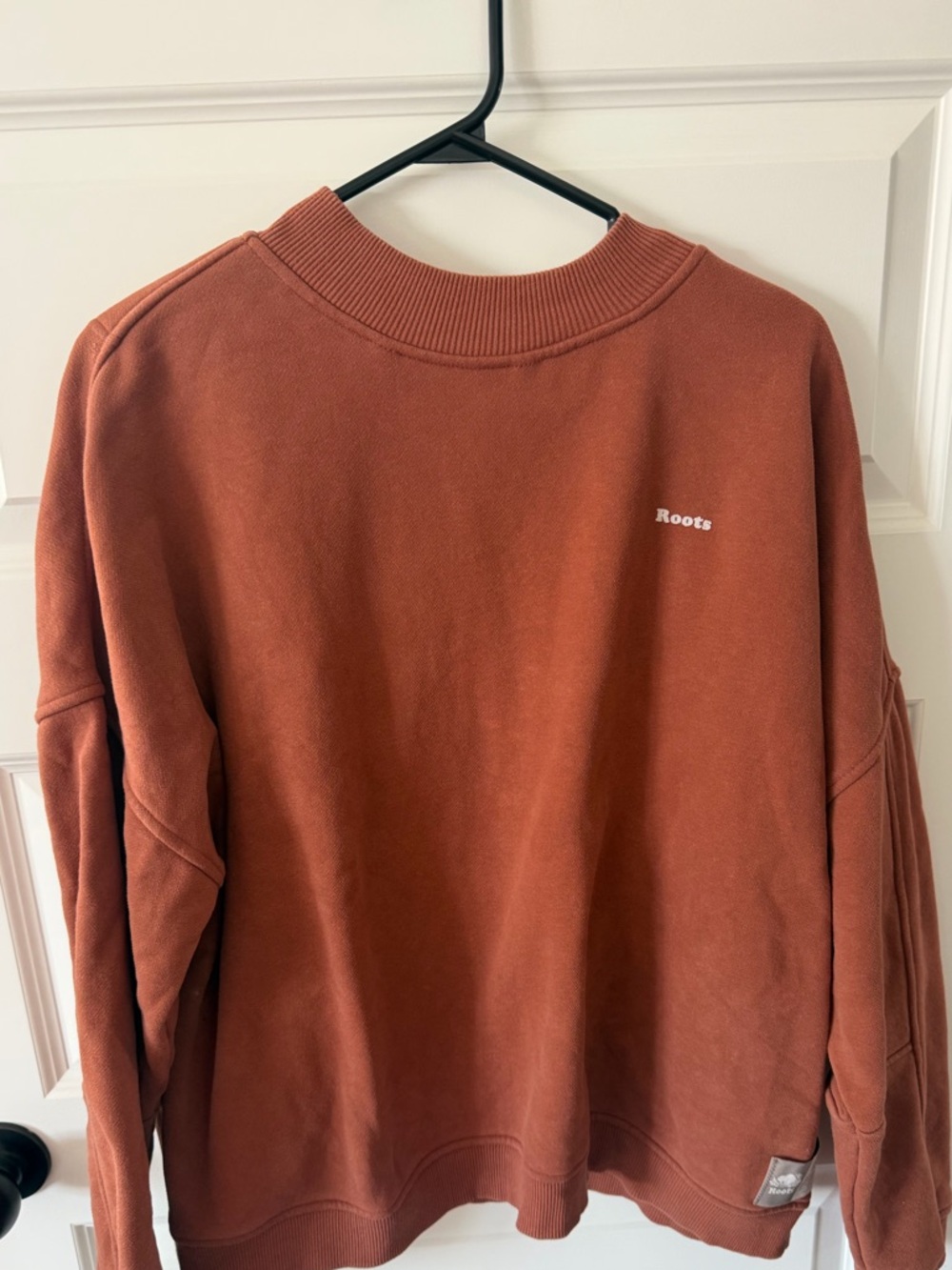 Roots Women's Rust Crewneck Sweater